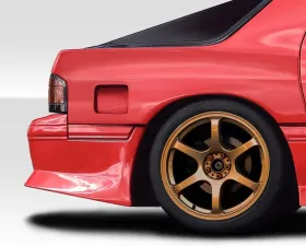 1986-1991 Mazda RX-7 Duraflex M-1 Sport Rear Fender Flares - 2 Piece