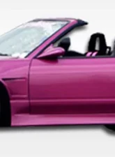 1989-1994 Nissan 240SX S13 Duraflex V-Speed Side Skirts Rocker Panels - 2 Piece                                     - 100887 - Image 10