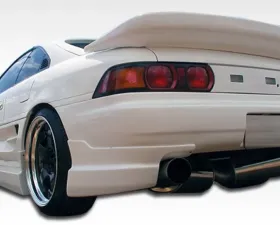 1991-1995 Toyota MR2 Duraflex Type B Rear Add Ons Spat Bumper Extensions - 2 Piece