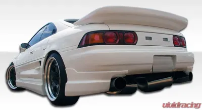 1991-1995 Toyota MR2 Duraflex Type B Rear Add Ons Spat Bumper Extensions - 2 Piece - 101035