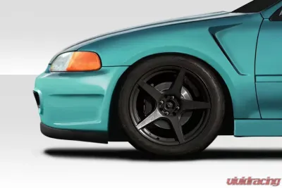 1992-1995 Honda Civic 2DR / HB Duraflex F-1 Fenders - 2 Piece - 101124