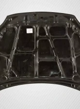 1993-1997 Honda Del Sol Carbon Creations Dritech OEM Look Hood - 1 Piece                                     - 101222 - Image 8