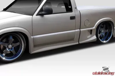 1994-2004 Chevrolet S-10 Sonoma Standard / Step Side Duraflex Drifter Side Skirts Rocker Panels - 4 Piece - 101421