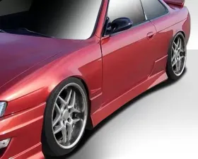 1995-1998 Nissan 240SX S14 Duraflex Type U Side Skirts Rocker Panels - 2 Piece