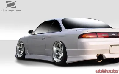 1995-1998 Nissan 240SX S14 Duraflex Type U Side Skirts Rocker Panels - 2 Piece - 101647