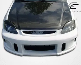 1996-1998 Honda Civic Carbon Creations OEM Look Hood - 1 Piece