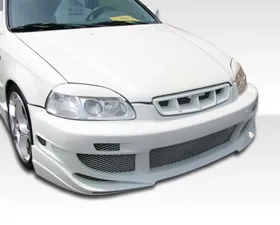 1996-1998 Honda Civic Duraflex AVG Front Bumper Cover - 1 Piece