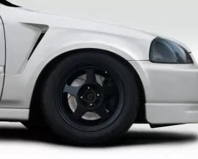1996-1998 Honda Civic Duraflex F-1 Fenders - 2 Piece