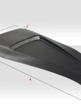 Universal Duraflex Super Sport Hood Scoop - 1 Piece                                     - 101859 - Image 2