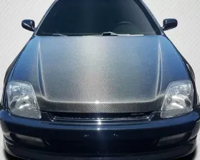 1997-2001 Honda Prelude Carbon Creations OEM Look Hood - 1 Piece