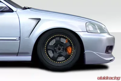 1999-2000 Honda Civic Duraflex F-1 Fenders - 2 Piece - 102097
