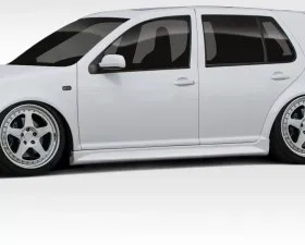 1999-2005 Volkswagen Golf 4DR Duraflex R32 Side Skirts Rocker Panels - 2 Piece
