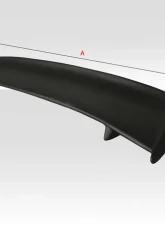 Universal Duraflex Bomber Wing Trunk Lid Spoiler - 1 Piece                                     - 102208 - Image 2