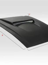 Universal Duraflex Spyder 2 Hood Scoop - 1 Piece                                     - 102210 - Image 2