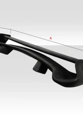 Universal Duraflex Vader Wing Trunk Lid Spoiler - 1 Piece                                     - 102217 - Image 2