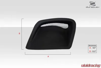 Universal Duraflex NSX Air Ducts - 2 Piece - 102218