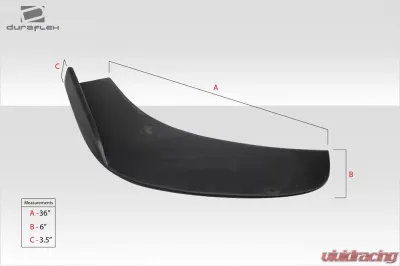 Universal Duraflex Front Splitters - 2 Piece - 102225