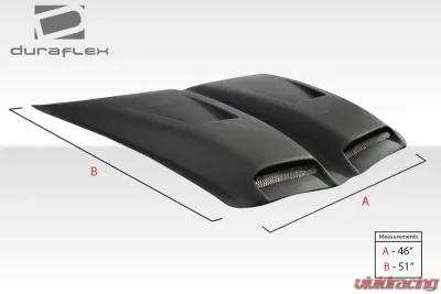 Universal Duraflex Vortex Hood Scoop - 1 Piece - 102227