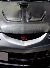 2002-2006 Acura RSX Carbon Creations Dritech Type M Hood - 1 Piece                                     - 102622 - Image 4