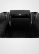1999-2004 Ford Mustang Carbon Creations Spyder 3 Hood - 1 Piece                                     - 102722 - Image 10