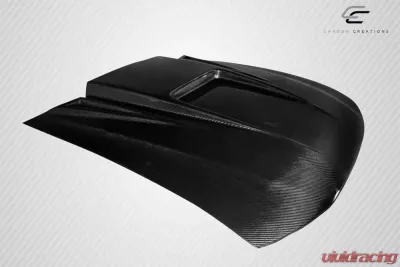 1999-2004 Ford Mustang Carbon Creations Spyder 3 Hood - 1 Piece - 102722