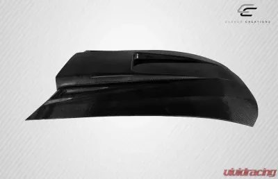 1999-2004 Ford Mustang Carbon Creations Spyder 3 Hood - 1 Piece - 102722