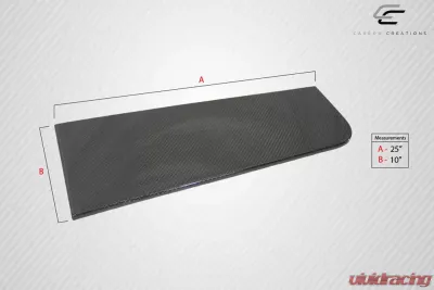 Universal Carbon Creations Rear Splitters - 2 Piece - 102900