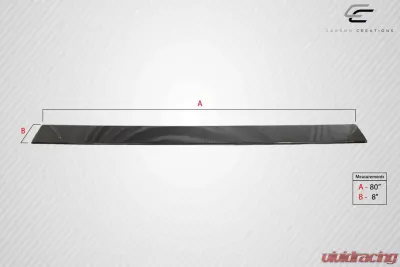 Carbon Creations Universal Side Skirt Splitters - 2 Piece - 102901