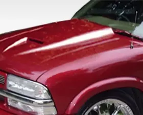 1994-2004 Chevrolet S-10 1995-2004 Blazer 1994-2004 Sonoma 1995-2001 Jimmy 1998-2000 Envoy Duraflex Ram Air Hood - 1 Piece
