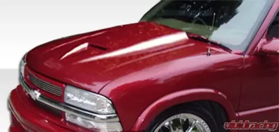 1994-2004 Chevrolet S-10 1995-2004 Blazer 1994-2004 Sonoma 1995-2001 Jimmy 1998-2000 Envoy Duraflex Ram Air Hood - 1 Piece - 103018