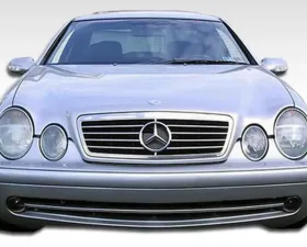1998-2002 Mercedes CLK W208 Duraflex AMG Look Front Bumper Cover - 1 Piece