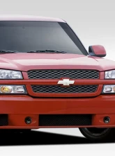 2002-2006 Chevrolet Avalanche (w / o cladding) 2003-2006 Silverado Duraflex Phantom Front Bumper Cover - 1 Piece                                     - 103053 - Image 2