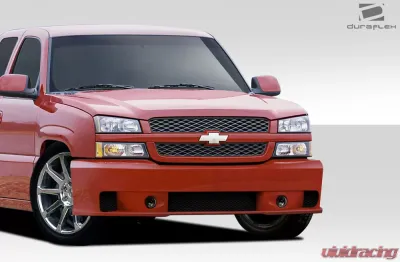 2002-2006 Chevrolet Avalanche (w / o cladding) 2003-2006 Silverado Duraflex Phantom Front Bumper Cover - 1 Piece - 103053