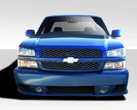 2002-2006 Chevrolet Avalanche (w / o cladding) 2003-2006 Silverado Duraflex Phantom Front Bumper Cover - 1 Piece