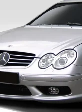 2003-2009 Mercedes CLK CLK320 CLK350 CLK550 CLK500 CLK55 CLK 63 W209 Duraflex AMG Look Front Bumper Cover - 1 Piece                                     - 103085 - Image 2