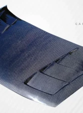 2006-2011 Honda Civic 2DR Carbon Creations Circuit Hood - 1 Piece                                     - 103131 - Image 6
