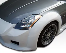 2003-2008 Nissan 350Z Z33 Duraflex B-2 Wide Body Front Fenders - 2 Piece
