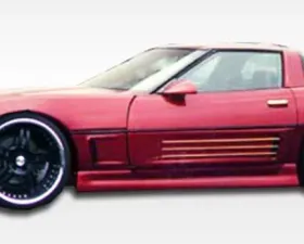 1984-1996 Chevrolet Corvette C4 Duraflex GTO Side Skirts Rocker Panels - 2 Piece