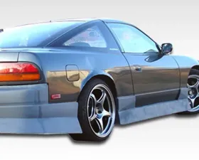 1989-1994 Nissan 240SX S13 Duraflex Type U Side Skirts Rocker Panels - 2 Piece