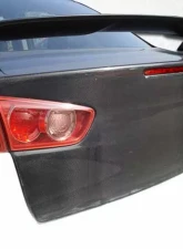 2008-2017 Mitsubishi Lancer / Lancer Evolution 10 Carbon Creations OEM Look Trunk - 1 Piece                                     - 103878 - Image 7
