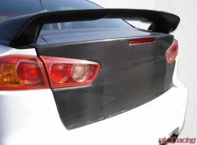 2008-2017 Mitsubishi Lancer / Lancer Evolution 10 Carbon Creations OEM Look Trunk - 1 Piece - 103878