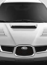 2006-2007 Subaru Impreza WRX STI Duraflex C-1 Hood - 1 Piece                                     - 114024 - Image 2