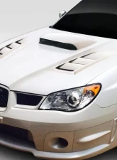 2006-2007 Subaru Impreza WRX STI Duraflex C-1 Hood - 1 Piece                                     - 114024 - Image 2