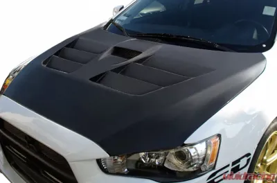 2008-2017 Mitsubishi Lancer / Lancer Evolution 10 Duraflex GT Concept Hood - 1 Piece - 104642