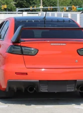 2008-2017 Mitsubishi Lancer / Lancer Evolution 10 Lancer Carbon Creations GT Concept Wing Trunk Lid Spoiler - 1 Piece                                     - 104645 - Image 3