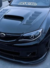 2008-2011 Subaru Impreza 2008-2014 WRX STI Carbon Creations Dritech GT Concept Hood - 1 Piece                                     - 104657 - Image 5
