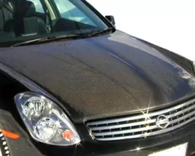 2003-2004 Infiniti G Sedan G35 Carbon Creations OEM Look Hood - 1 Piece