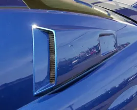 2005-2009 Ford Mustang Couture Urethane CVX Window Scoop Louvers - 2 Piece