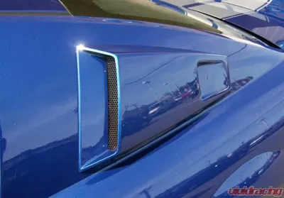 2005-2009 Ford Mustang Couture Urethane CVX Window Scoop Louvers - 2 Piece - 104797
