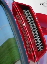 2005-2009 Ford Mustang Couture Urethane CVX Window Scoop Louvers - 2 Piece                                     - 104797 - Image 3